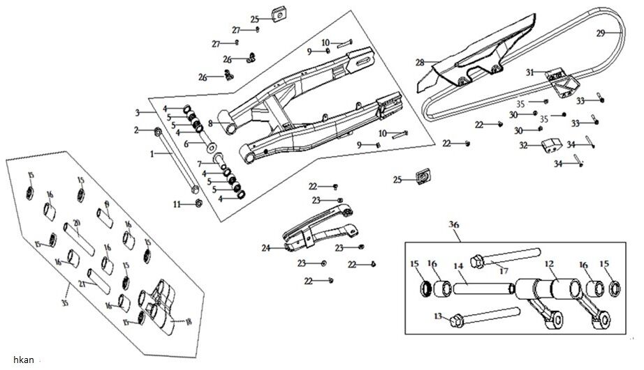 VOGE RALLY 300 ARKA SALINCAK MİLİ