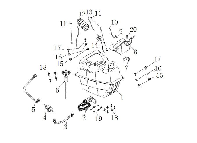 YUKİ DEFENDER 125 YAKIT TANKI KAPAĞI