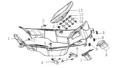 VOGE 525DSX KM BRAKETİ SAĞ