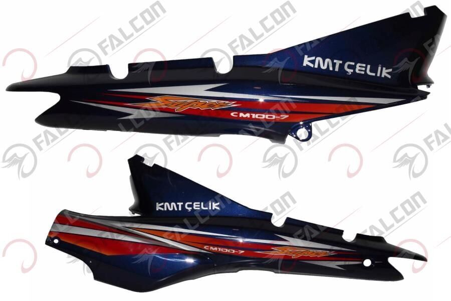ARKA KARENAJ SAĞ SOL MAVİ TAKIM-KMT ÇELİK 100 Falcon