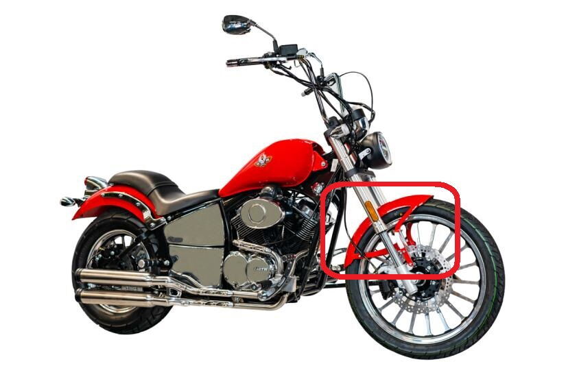 REGAL RAPTOR Daytona 250 V Ön Çamurluk Kırmızı