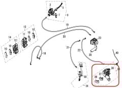 REGAL RAPTOR DY 250 Arka Fren Kaliperi