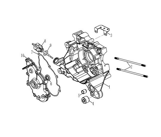 YUKİ CRYPTO 125 STATÖR KAPAK CONTASI