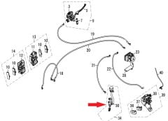 REGAL RAPTOR DY 250 Arka Fren Pompası