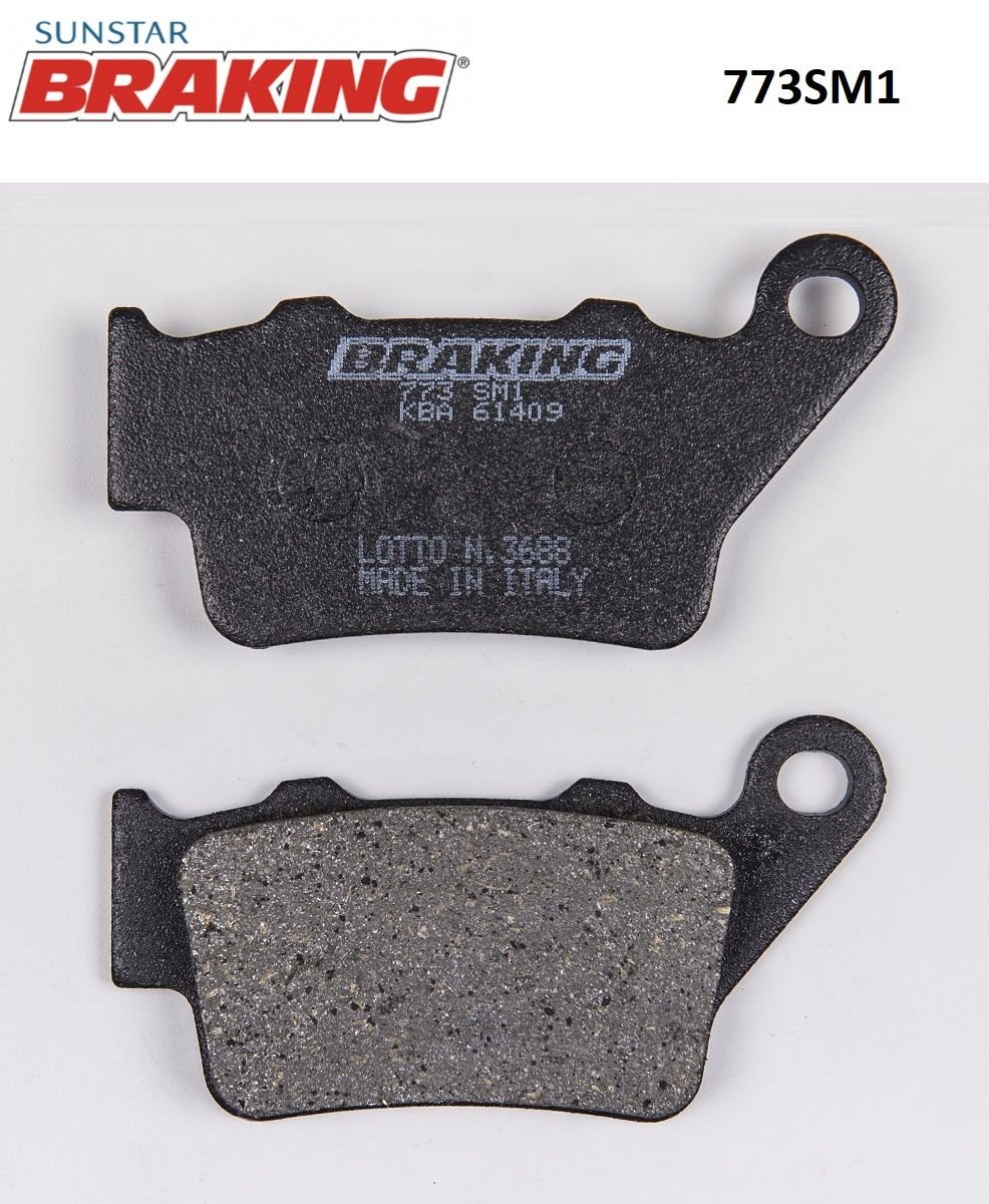 YARI METALİK ARKA FREN BALATASI 773SM1 BRAKING BAJAJ PULSAR NS 150