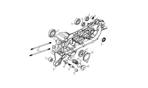 YUKİ HAMMER 125 MOTOR BLOGU SOL