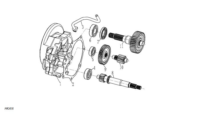 YUKİ HAMMER 125 AYNA MARUTİ DİŞLİ KÜÇÜK 13T