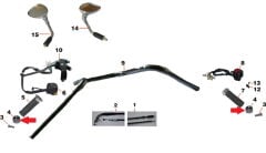 REGAL RAPTOR Daytona 250 V Gidon Topuzu