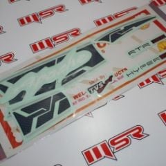TVS APACHE 180 HYP STICKER GRİ