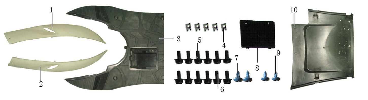 YUKİ YB150T-15 ALT PANEL AKÜ KUTUSU KAPAĞI