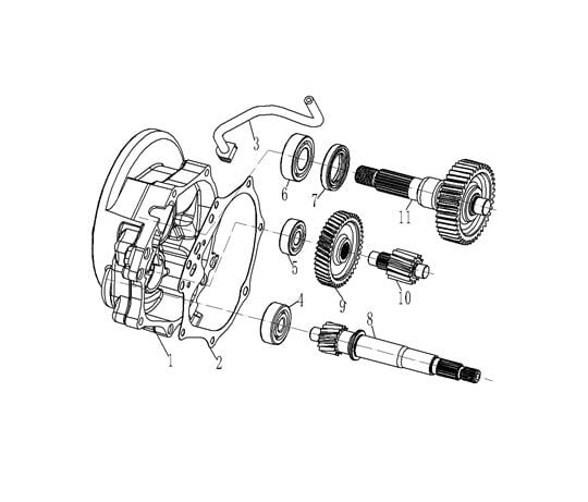 YUKİ CRYPTO 125 ŞANZIMAN KAPAK CONTASI