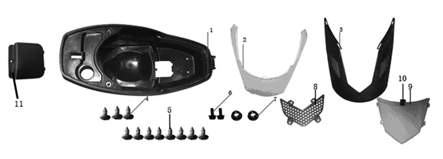 YUKİ JUMBO SELE ALTI ÖN BİRLEŞTİRİCİ PLASTİK