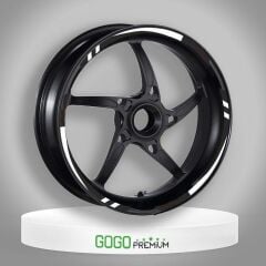 BEYAZ I REFLEKTÖR BASKI HONDA PCX UYUMLU 1 SET JANT ŞERİDİ