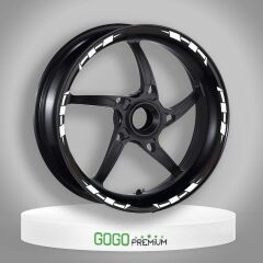 BEYAZ II REFLEKTÖR BASKI HONDA PCX UYUMLU 1 SET JANT ŞERİDİ