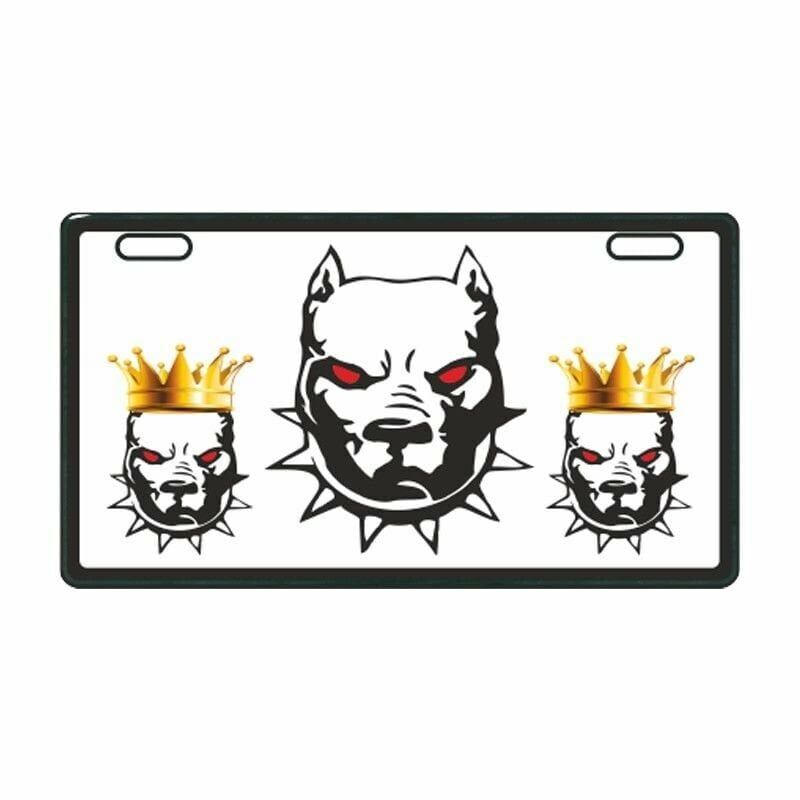 BEYAZ PİTBULL E-BİKE PLAKALIK