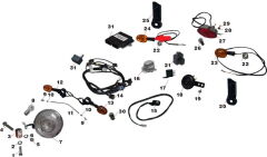 REGAL RAPTOR Daytona 250 V Arka Sinyal Sağ