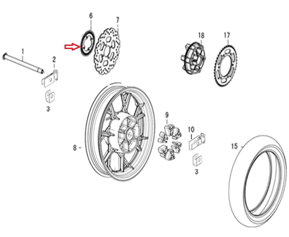 REGAL RAPTOR DY 250 Arka Jant Abs Okuyucu Sacı