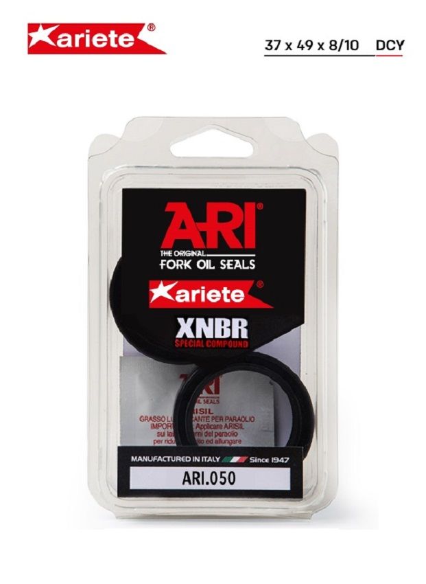 ÖN AMORTİSÖR YAĞ KEÇESİ 37 X 49 X 8/10 DCY (ÇİFT YAYLI) ARI.050 ARIETE BAJAJ PULSAR NS 200