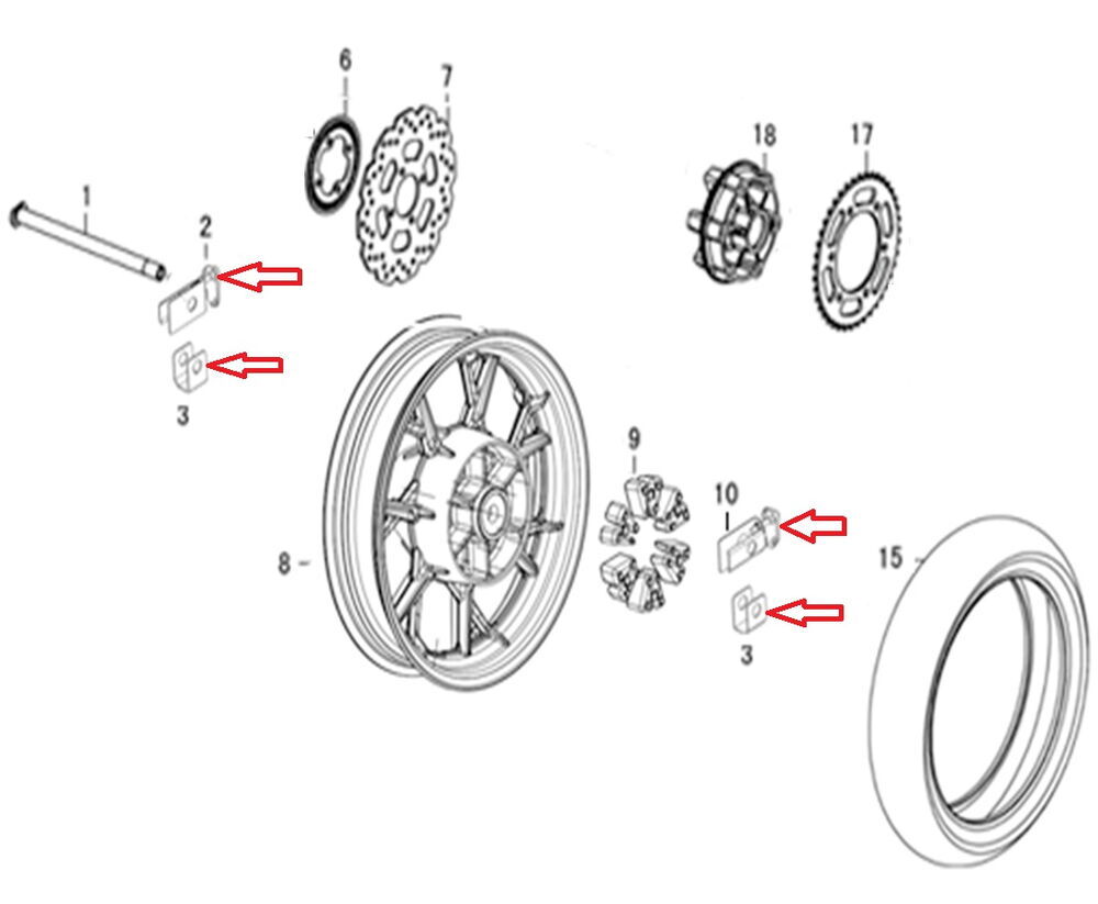 REGAL RAPTOR DY 250 Arka Zincir Çektirme Takım