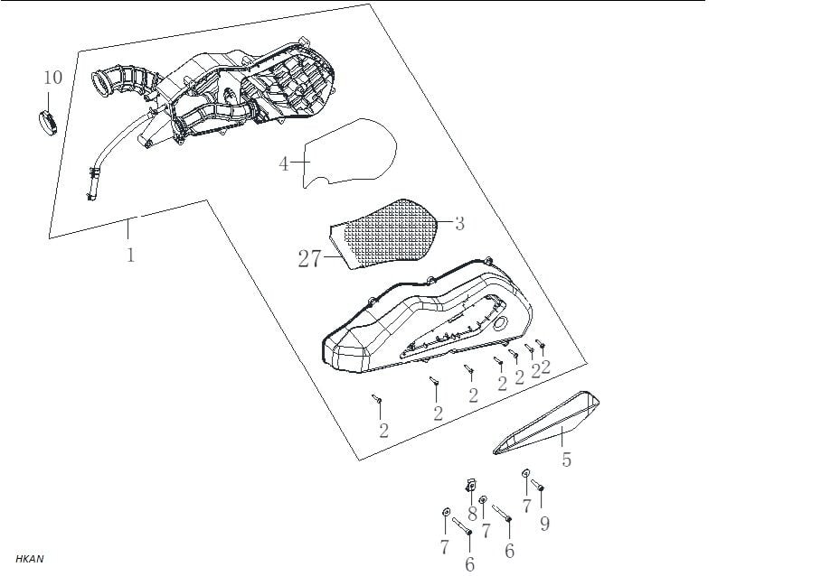 VOGE SR3 250 HAVA FİLTRESİ SIZDIRMAZLIK BANDI
