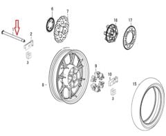 REGAL RAPTOR DY 250 Arka Teker Mili