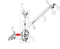 REGAL RAPTOR Promax 500 Vites Kolu Sabitleme Braketi