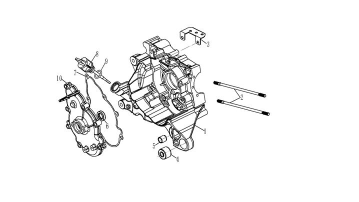 YUKİ HAMMER 125 MOTOR BLOGU SAĞ