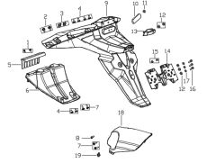 VOGE SR3 250 ARKA ÇAMURLUK ALT PLS