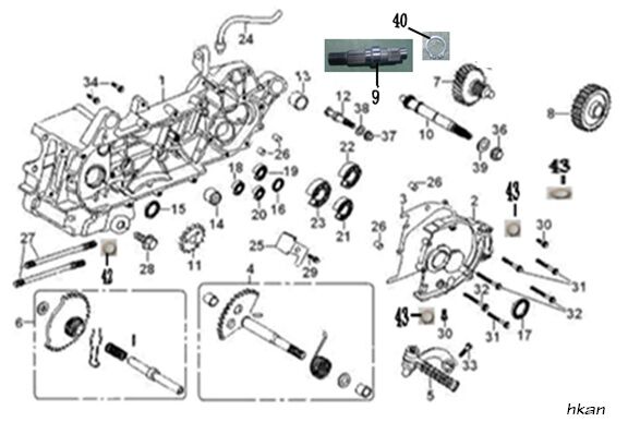 YUKİ YK150T-20 DİFRANSİYEL CONTASI