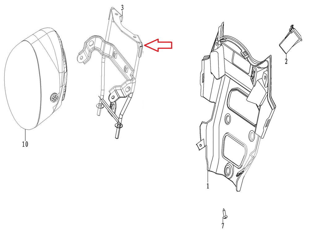 REGAL RAPTOR DY 250 Far Montaj Braketi