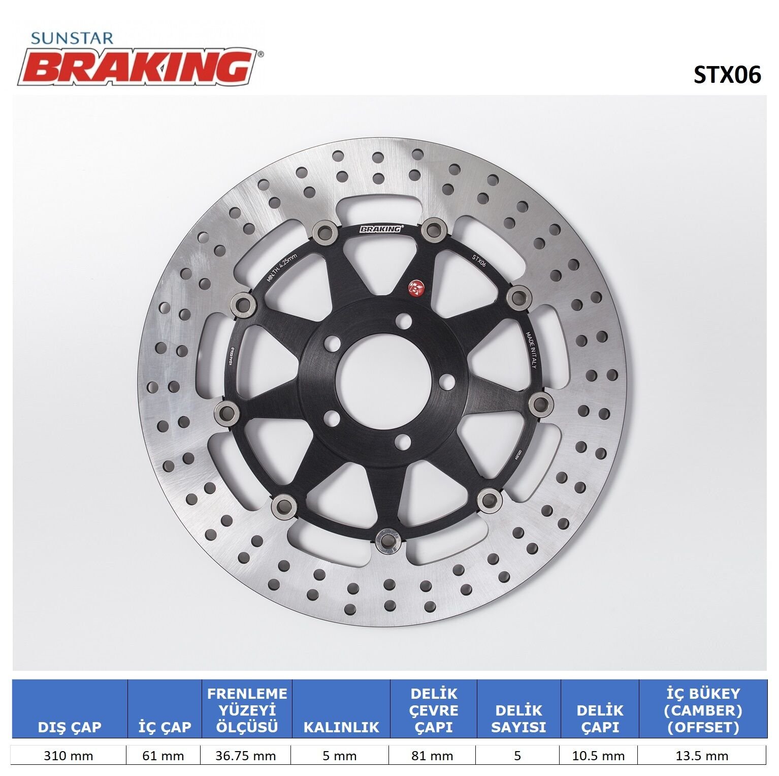 Kawazaki ZZR 1100 KAWASAKI YUVARLAK ÖN FREN DİSKİ