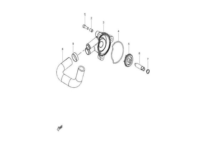 YUKİ DEFENDER 125 DEVİRDAİM KAPAĞI