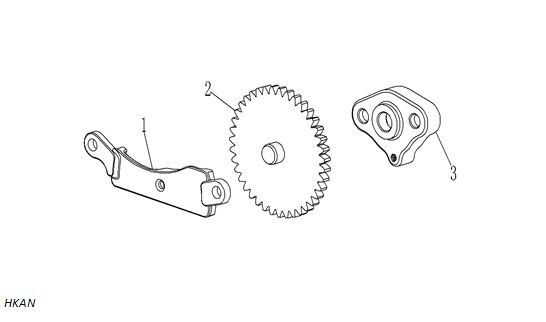 YUKİ HAMMER 125 YAĞ POMPA BRAKETİ