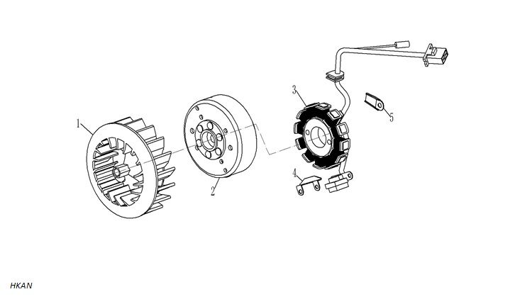 YUKİ HAMMER 125 STATÖR