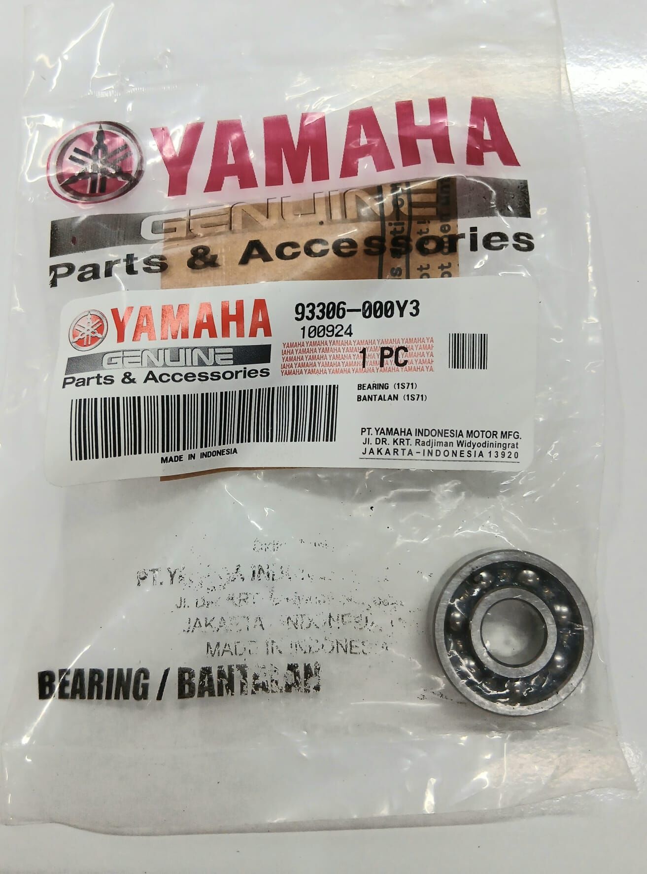 Yamaha X-MAX 250 SU POMPASI DEVİRDAİM RULMANI