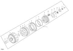 VOGE RALLY 300 DEBRİYAJ BALATASI SET