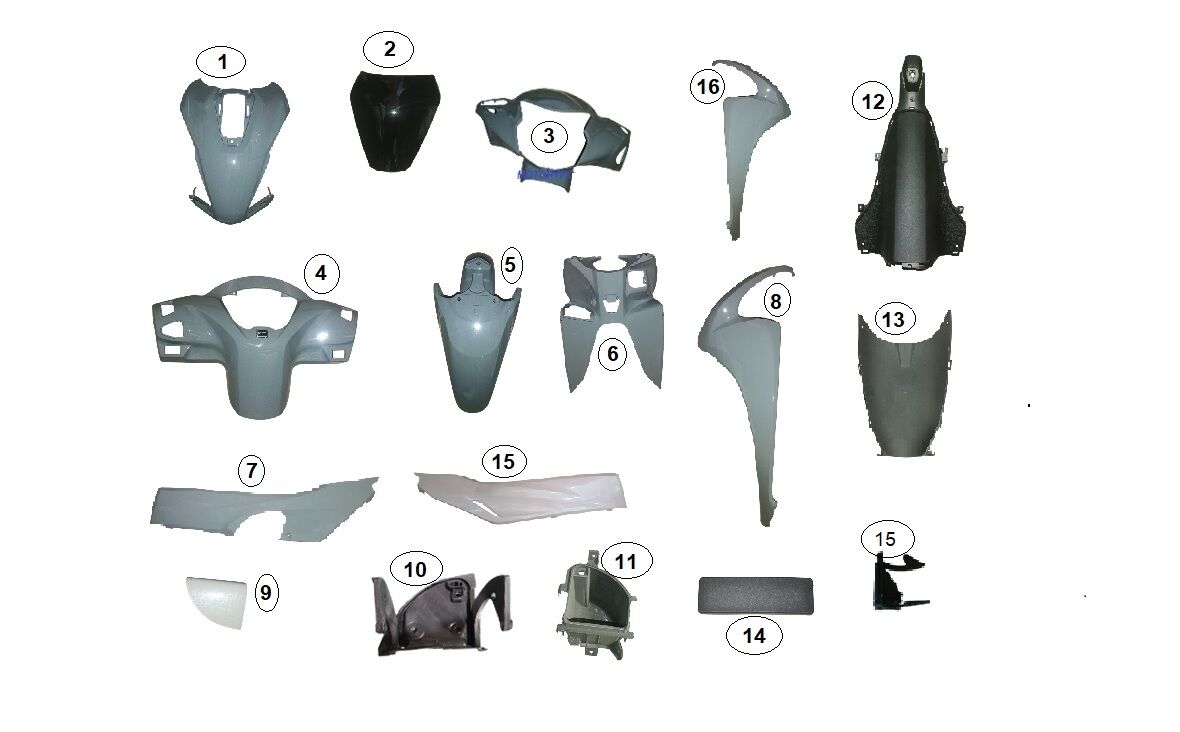 ÖN ÇAMURLUK ARKA KISIM (DUTY 125)
