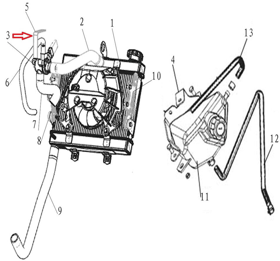 REGAL RAPTOR DY 250 Termostat Sabitleme Braketi
