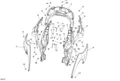 VOGE RALLY 250 ÖN SİNYAL GRENAJI SAĞ MAVİ