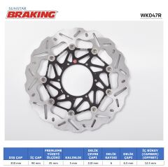 Honda CTX 1300 ABS HONDA CBR 600 RR / CB 1000 R DALGALI ÖN PERFORMANS FREN DİSKİ (SAĞ)