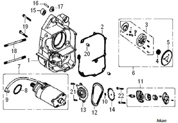 YUKİ LEGEND 80cc MOTOR BLOK CONTASI