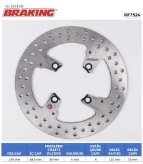 Ducati MULTISTRADA 1260 DUCATI YUVARLAK ARKA FREN DİSKİ