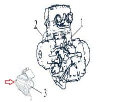 REGAL RAPTOR DY 250 Ön Dişli Kapağı