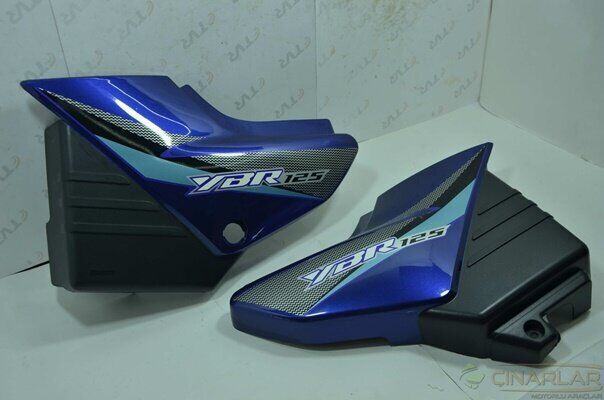YBR 125 ORTA YAN KAPAK MAVİ OEM (E.M)