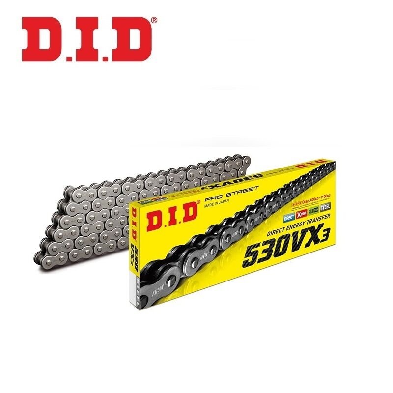 DID 530VX3 ÇELİK X-RİNG ZİNCİR-122 BAKLA DID-530VX3 (Çelik)-122