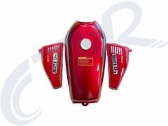 AGK- CG 125 KIRMIZI BENZİN DEPOSU ŞAMANDIRASIZ + YAN KAP.