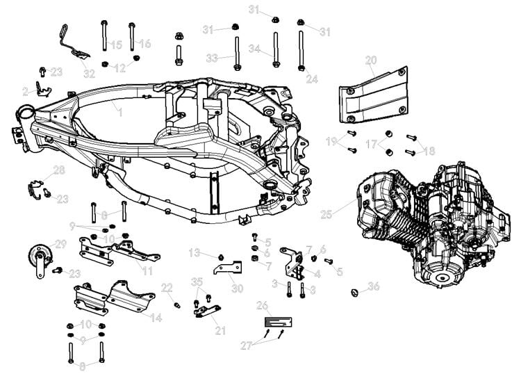 VOGE RALLY 250 MOTOR ALT KORUMA