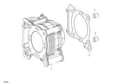 YUKİ DEFENDER 125 SİLİNDİR ALT CONTA