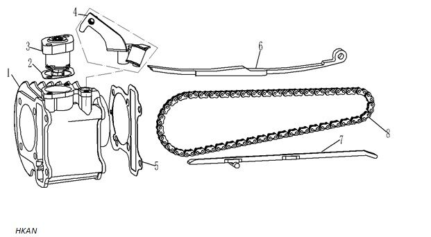 YUKİ HAMMER 125 EKSANTRİK GERGİ CONTASI