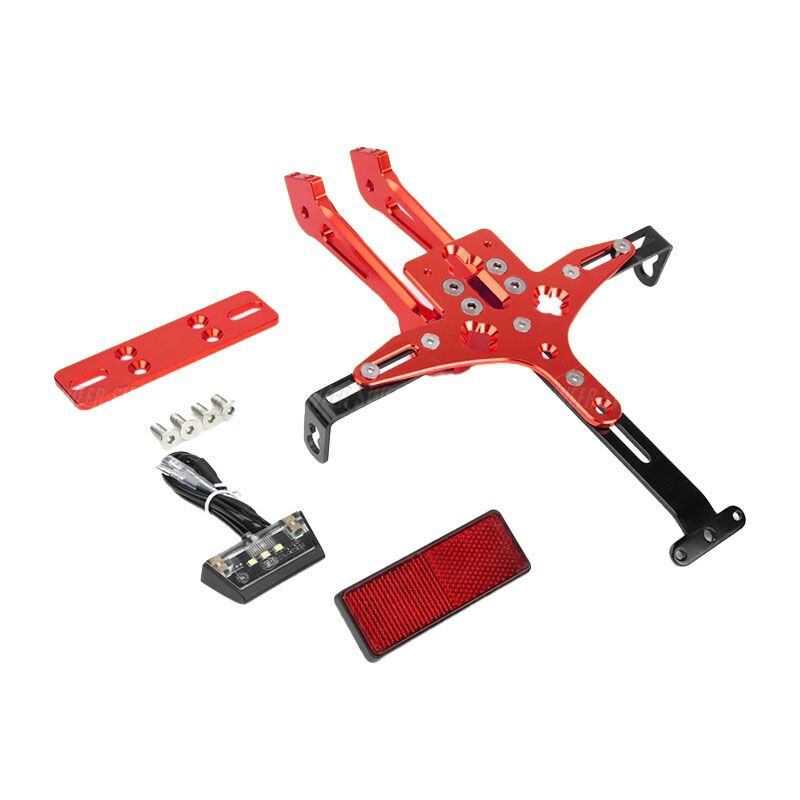 UNİVERSAL AYDINLATMALI KATLANIR PLAKALIK KIRMIZI